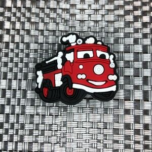 5/$10 Fire truck crocs shoe charm